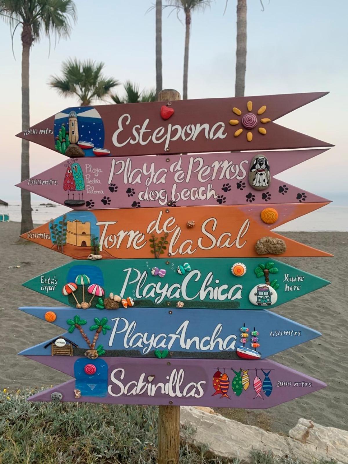 Marina De Casares Beach House San Luis de Sabinillas Exteriér fotografie